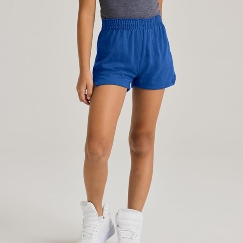 New Soffe Girls Authentic Cheer Shorts 2.75" Inseam 3-Multipack Royal Blue Large